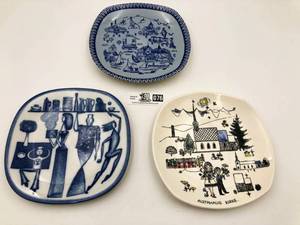3 Vintage Plates (Valued $240)