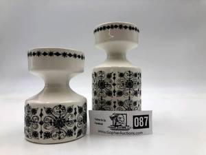 Figgjo Lotte Candle Holders (Valued $120)