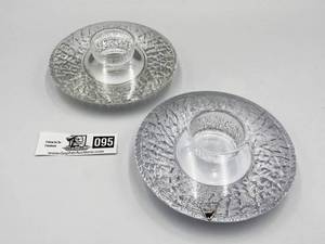 2 Crystal Candle Holders (Valued $50)