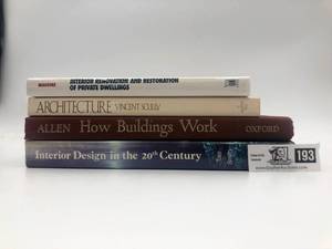 Architectural Books (Valued  $35)