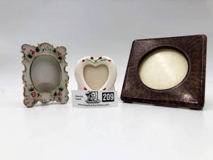 3 Miniature Picture Frames