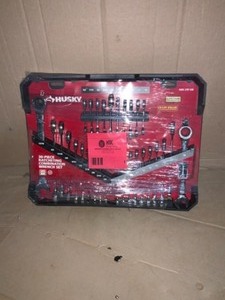 lot 1 image: SAEMM Ratcheting Wrench Set with Stubby (30-Piece) by Husky