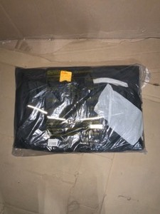 lot 2 image: Brookeville Mens Size Large Black Polyester Waterproof Hooded Jacket by DEWALT