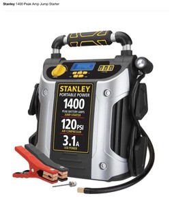 lot 3 image: Stanley 1400 Peak Amp Jump Starter