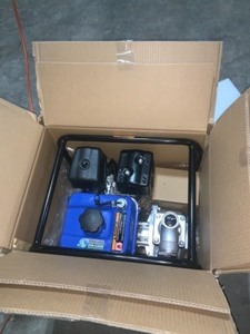 lot 29 image: 7 HP 2 in. Portable Utility Gasoline Powered Water Pump by DUROM