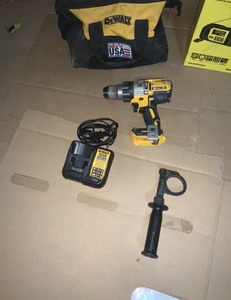 lot 42 image: ASSORTED DEWALT TOOLS,  ( POWER INVERTER MISSING ALL CORDSWIRING)