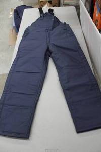 lot 2 image: Lapco FR Overall Large Regular Flame Resistent 94% Cotton 6% Polyurethane Laminated Blue (new)