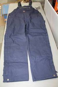 lot 5 image: Key FR Overall 2X-Large Regular Flame Resistent 88% Cotton 12% High Tenacity Nylon Blue (new)