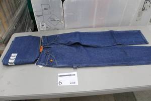 lot 6 image: Lot of (2) Riggs Workwear by Wrangler FR Carpenter Jean 29x30 Flame Resistent 100% Cotton Blue (new)