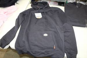 lot 78 image: Rasco FR Pullover Hooded Sweatshirt Large Flame Resistent Black (new)