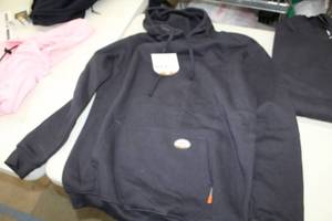 lot 79 image: Rasco FR Pullover Hooded Sweatshirt X-Large Flame Resistent Black (new)