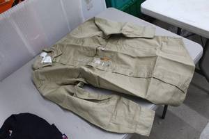 lot 107 image: Rasco FR Long Sleeve Work Shirt Large Flame Resistent Khaki (new)