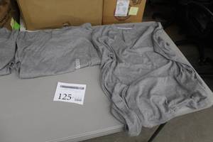 lot 125 image: Lot of (2) National Safety Apparel FR Carbon Comfort Spentex Long Sleeve Shirt 4X-Large Tall Flame Resistent 35% Modacrylic 35% Rayon 20% O-Pan 10% Aramid Grey (new)