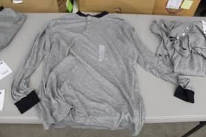 lot 123 image: National Safety Apparel FR Carbon Comfort Spentex Long Sleeve Shirt X-Large Tall Flame Resistent 35% Modacrylic 35% Rayon 20% O-Pan 10% Aramid Grey (new)