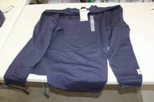 lot 120 image: Carhartt FR Force Cotton Long Sleeve Shirt 4X-Large Regular Flame Resistent 100% Cotton Blue (new)