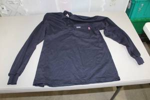 lot 138 image: Lapco FR Long Sleeve Shirt 5X-Large Regular Flame Resistent 100% Cotton Navy (new)