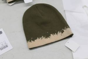 lot 167 image: Lot of (5) Winter Knit Hat GreenTan (new)
