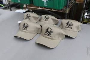 lot 352 image: Lot of (5) Baseball Cap Tan with Minnesota Logo (new)