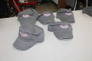 lot 387 image: Lot of (5) Baseball Cap Womens Grey with Minnesota Logo (new)