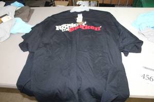 lot 456 image: Lot of (4) Wellston T-Shirt 2X-Large Black with Rockin the Bakken Logo (new)