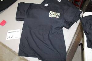 lot 506 image: Lot of (11) Gildan Heavy Cotton T-Shirt Small 100% Cotton Black with America Stick to your GUNS Its Your Right Logo (new)