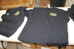 lot 544 image: Lot of (10) Gildan Heavy Cotton T-Shirt 3X-Large 100% Cotton Black with Keep Guns In The Right Hands Yours Logo (new)