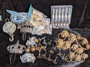 lot 256 image: Vintage Hardware for Cupboards, Dressers etc.