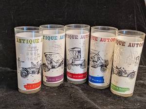 lot 44 image: Vintage Glasses Antique Autos