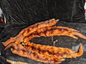 lot 68 image: Mink Fur Cape with front closure