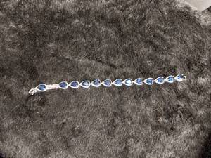 lot 231 image: Sterling Silver and Gemstone Bracelet