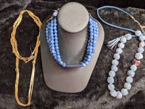 lot 244 image: 3 Ladies Necklaces by Chicos