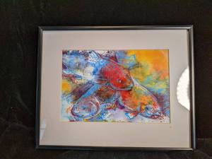 lot 9 image: Trout Also Artwork by Rosemary Print 2001