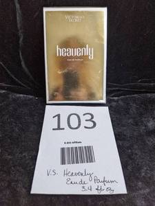lot 103 image: Victorias Secret Heavenly Eau de Parfum 3.4 fl. oz. NIB