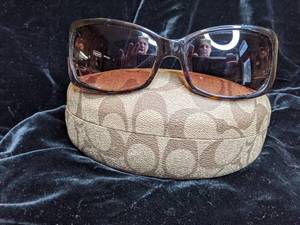 lot 124 image: Authentic Coach Jenni Sunglasses with Case