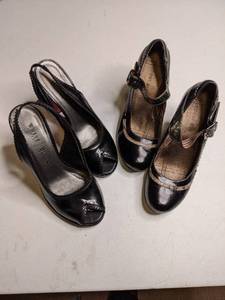 lot 178 image: 2 Pair of Ladies Shoes Size 6-12