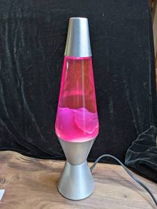 lot 143 image: Vintage Lava Lamp in Purple and Yellow Works