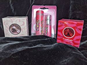 lot 133 image: BeBe and Ed Hardy Eau de Parfum Purse Size Bottles