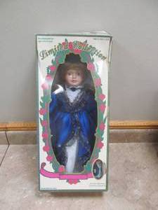 lot 9 image: porcelain doll, ornament