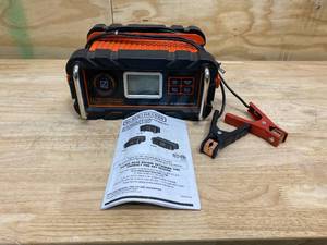 lot 17 image: BLACK  DECKER 15 Amp Battery Charger with 40 Amp Engine Start
