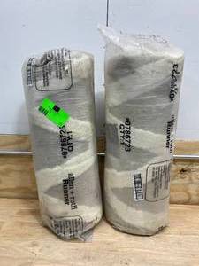 lot 21 image: ALLEN  ROTH Lot of 2-  allen  roth Barrbridge 2 x 8 Stone cameo Indoor Trellis Mid-Century Modern Runners