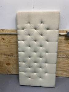 lot 22 image: Cream Headboard (62 12 W x 32 H)