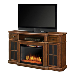 lot 10 image: MUSKOKA 60 in. Electric Fireplace TV Stand in Aged Cherry