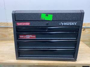 lot 81 image: HUSKY 26 in. W 5-Drawer Tool Chest in Textured Black