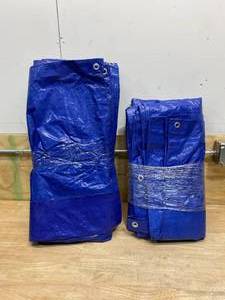 lot 105 image: Lot of 2-  Blue Tarps