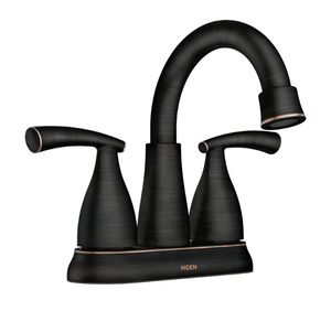 lot 59 image: MOEN Essie 2-Handle 4 in. Centerset Bathroom Faucet in Mediterranean Bronze