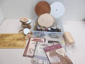 lot 6 image: wood burning tools, craft wood