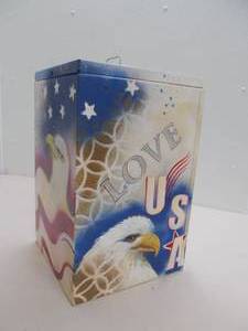 lot 24 image: metal voting card box