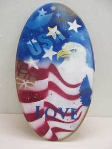 lot 79 image: Eagle painting