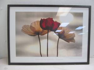 lot 87 image: Poppies print