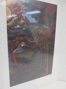 lot 89 image: Heron print